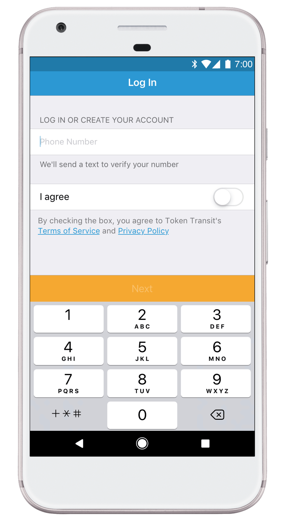 Mobile Ticketing (Token Transit)