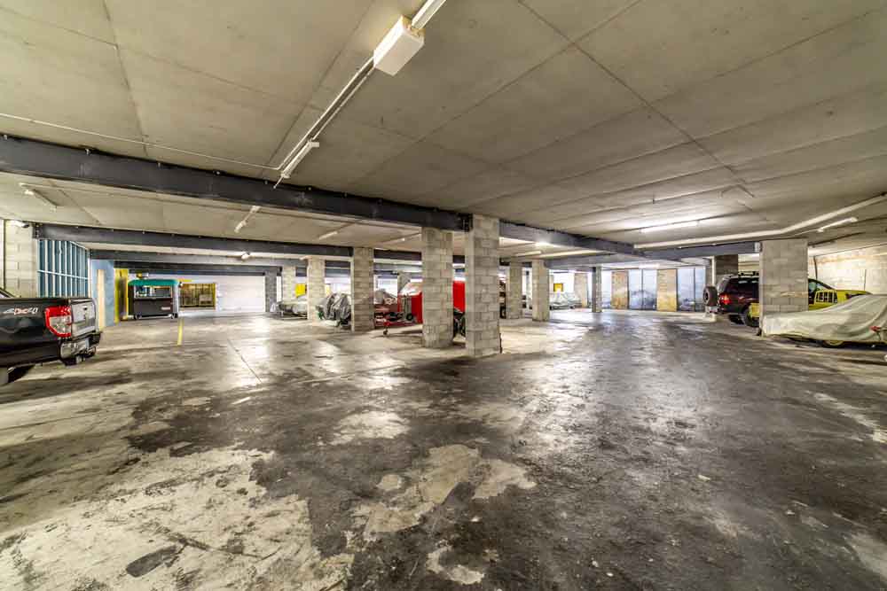 parking at budget storage and removals