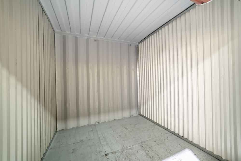 interior of storage unit