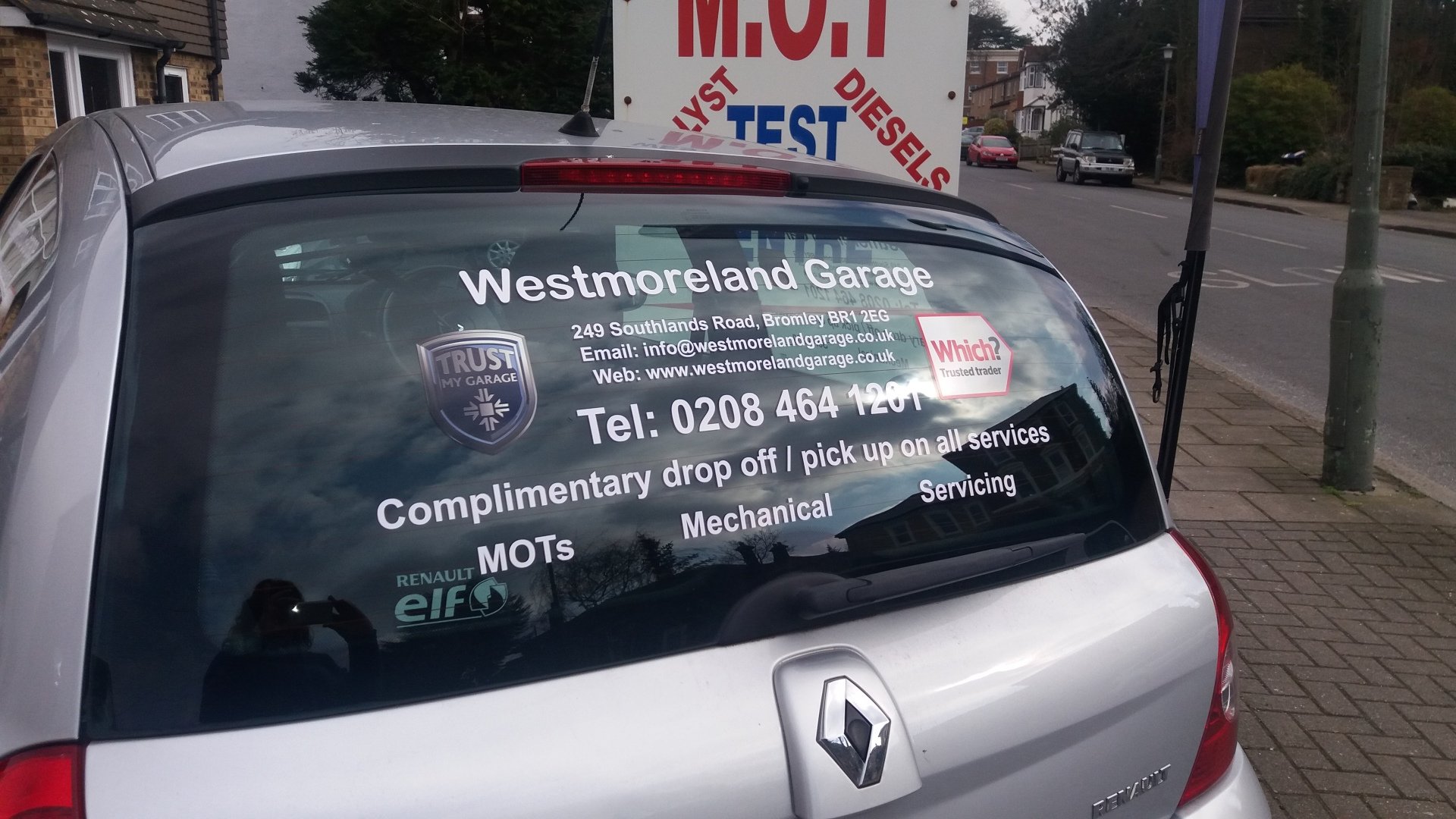 Garage Services and MOT in Bromley with Westmoreland Garage