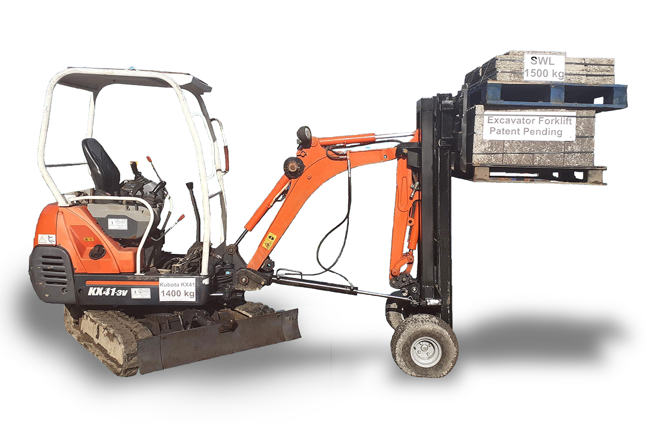 Revolutionary excavator attachments Excavator Forklift