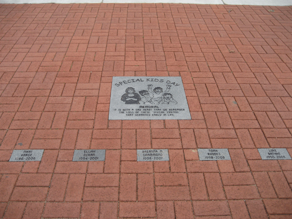 Fundraising bricks for schools, parks, churches