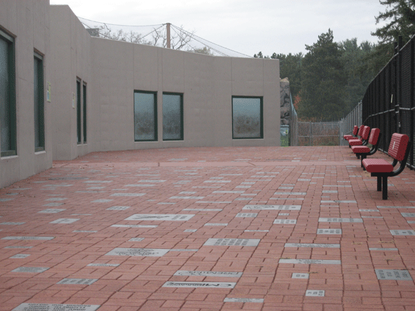 Fundraising bricks for schools, parks, churches