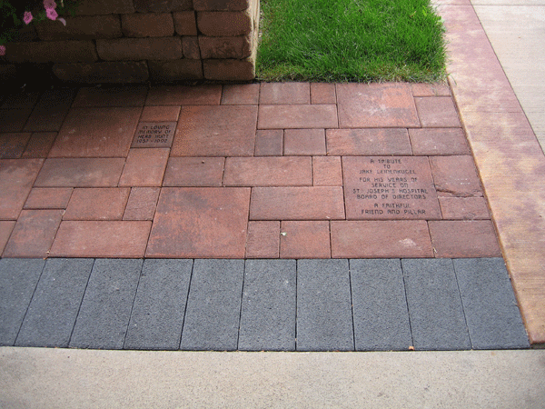 Fundraising bricks for schools, parks, churches