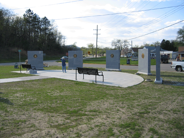 Veteran park memorials