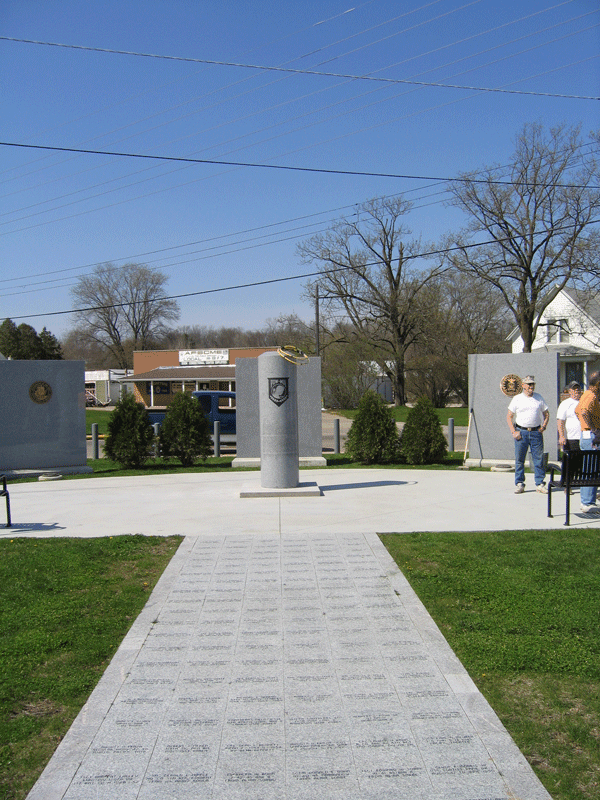 Veteran park memorials