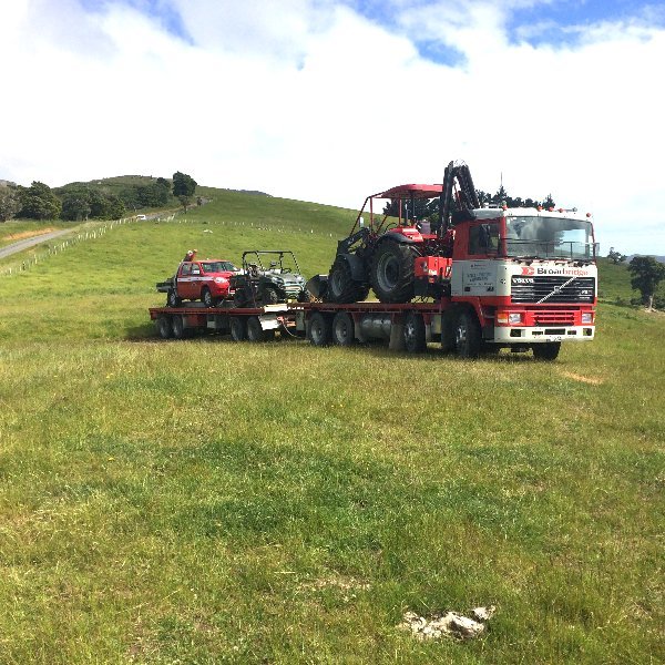 View oft he barb wire fencing done with wooden posts