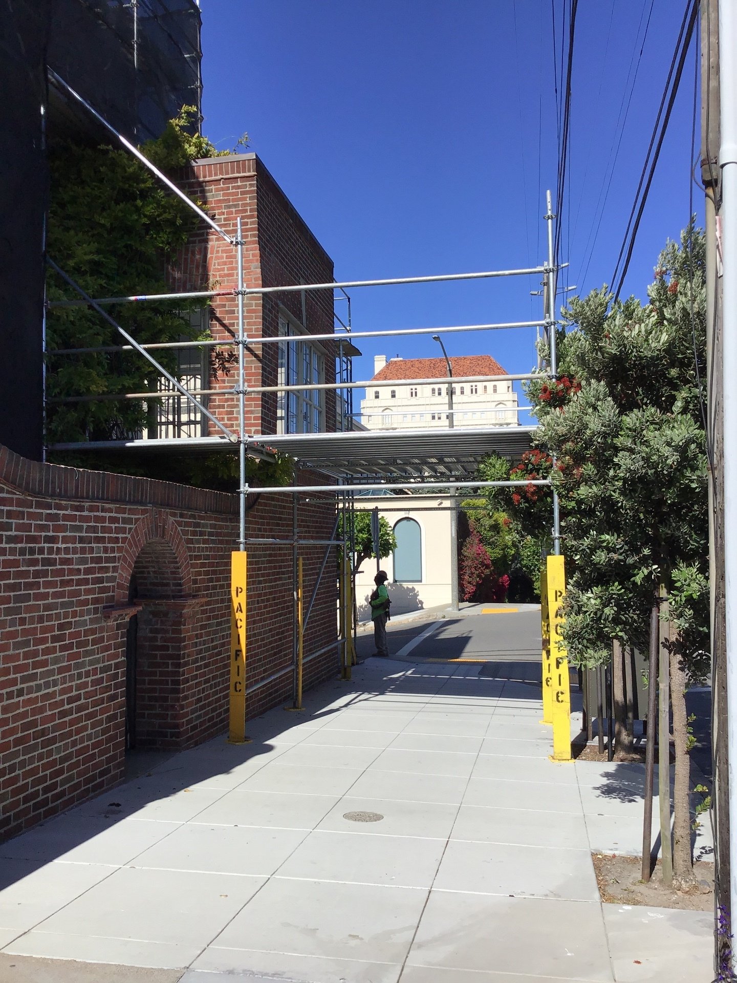 Pedestrian Canopy Bay Area Pacific Scaffold Co. Inc.