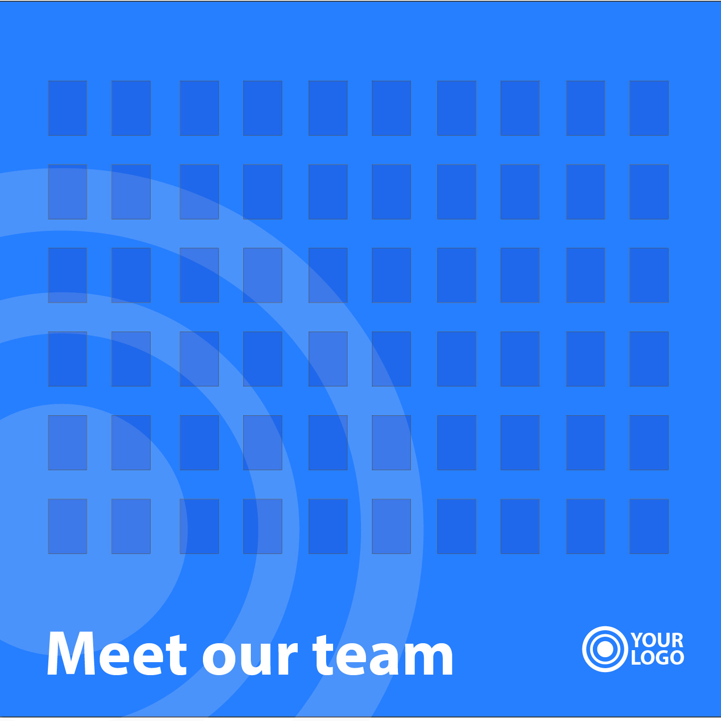 School photo staff boards display Meet the team