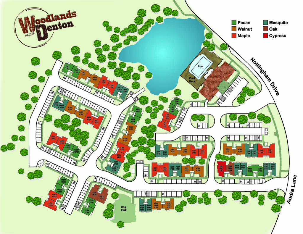 Floorplans Woodlands of Denton