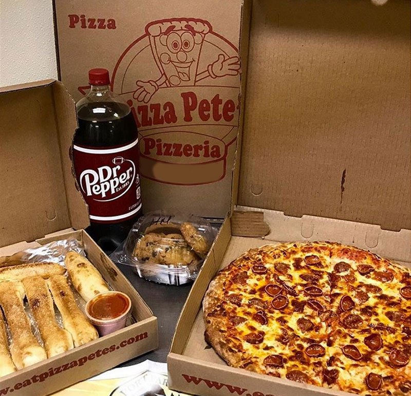 Pizza Pete's Pizzeria Erie, PA Menu