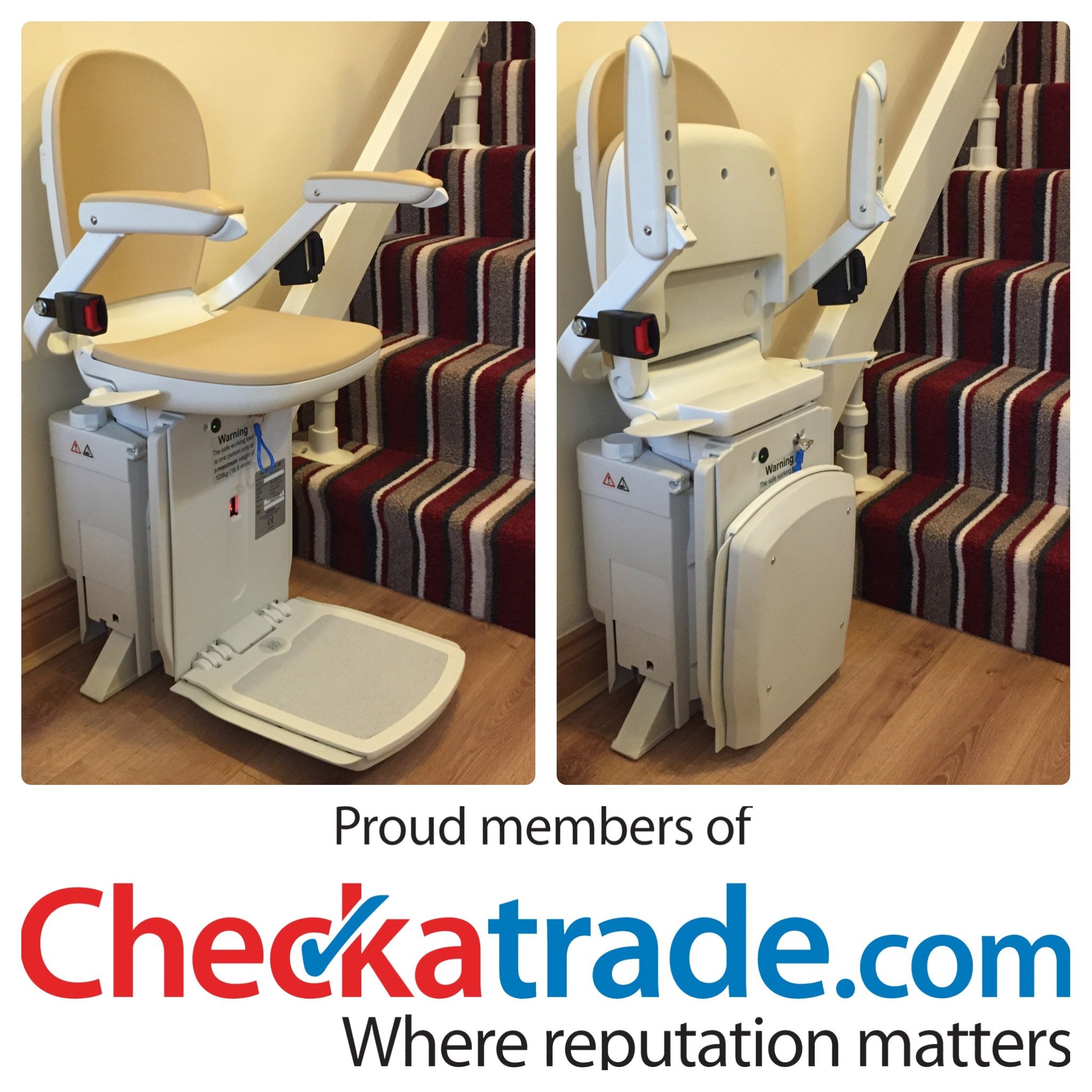 Curved and Straight Stairlifts Fitted Helping Hand Stairlifts