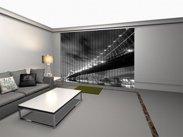 WTD Adesivo Murale In Vinile Con Finestra E Tenda, Dimensioni 60x90 Cm, Rimovibile E Riposizionabile, Decorazione Parete
