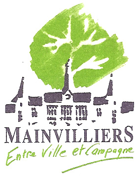 A logo for mainvilliers entre ville et campagne