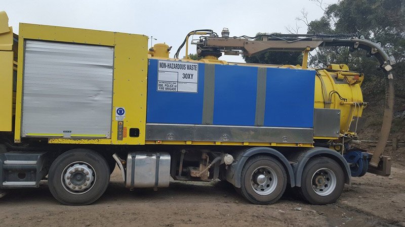 yellow and blue truck