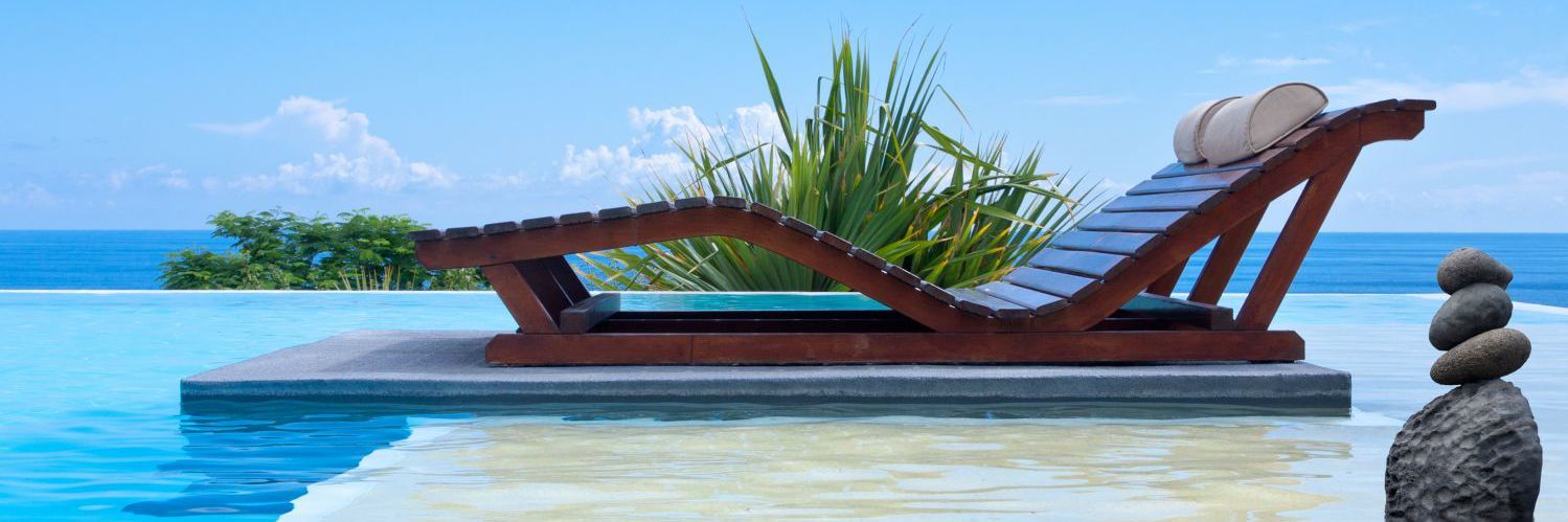 A beautiful pool treated by our pool cleaners in Christchurch