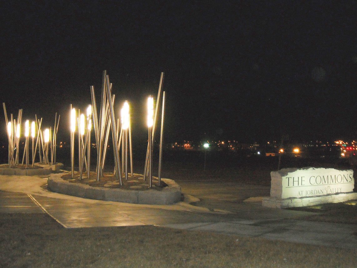Commons at Jordan Valley Custom Stainless Steel Sculptures