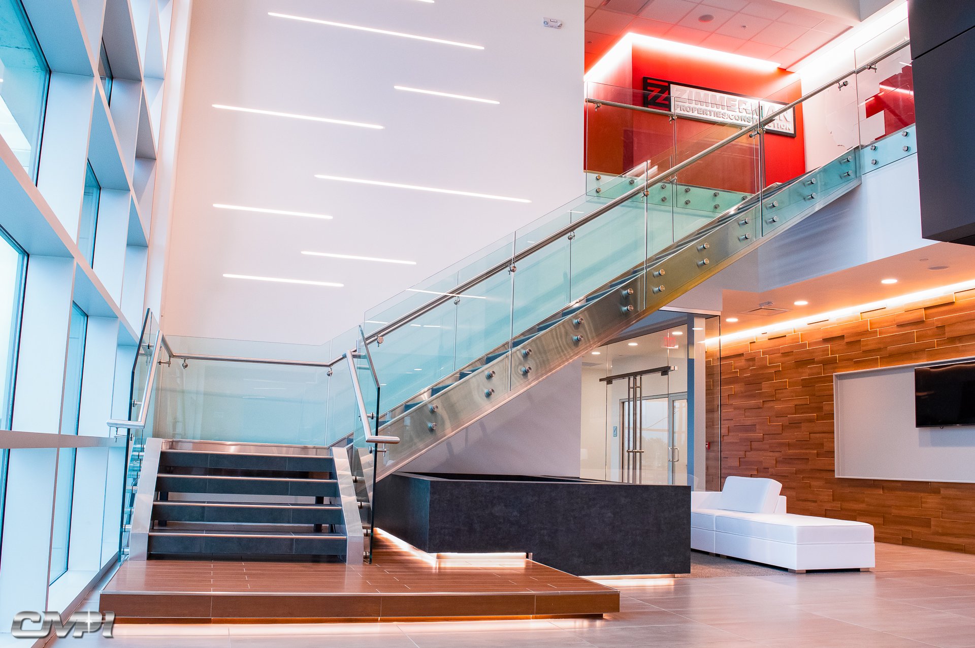 Stainless Steel & Glass Guardrail Panels Glass Stair Railing Kits