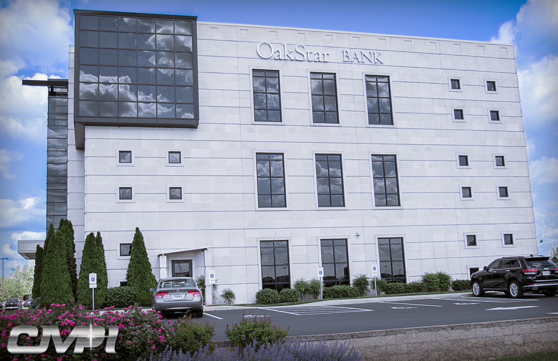 OakStar Bank Custom Stainless Steel Logo Sign Fabrication