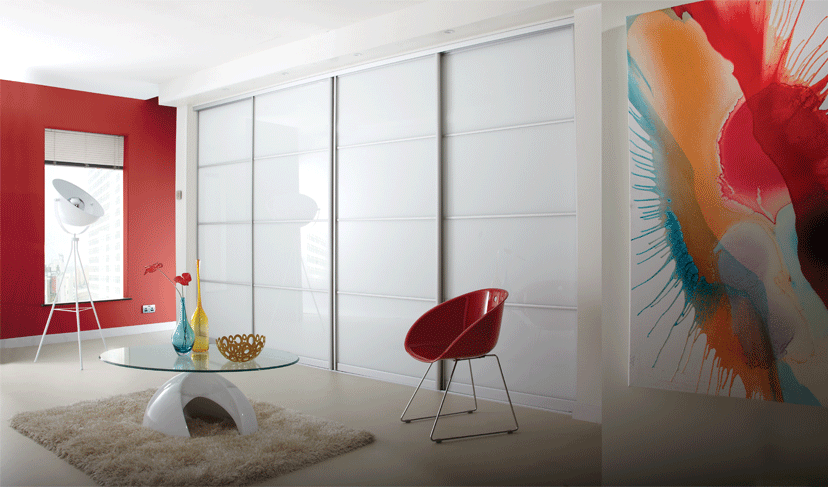 sleek fitted wardrobes