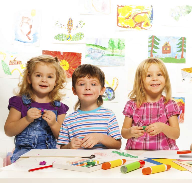 children in pre school