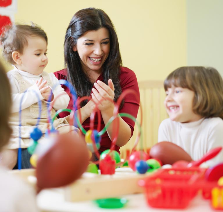 teacher baby and toddler