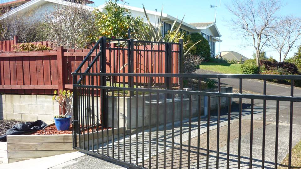 Newly fabricated and installed  gates 