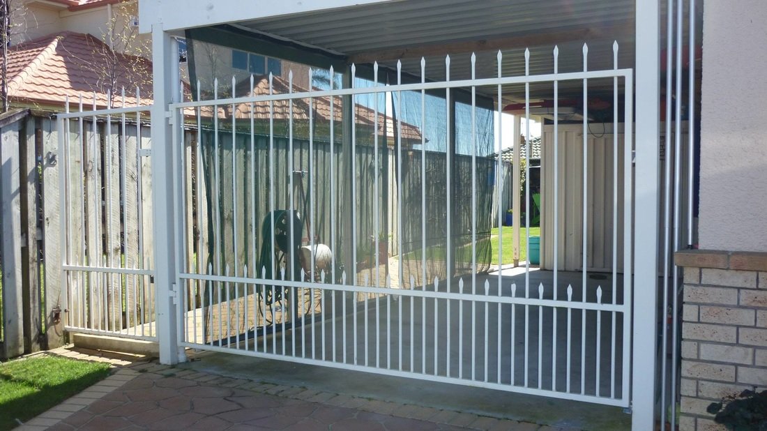 Newly fabricated and installed  gates 