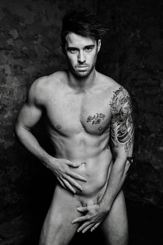 Implied nude male models 