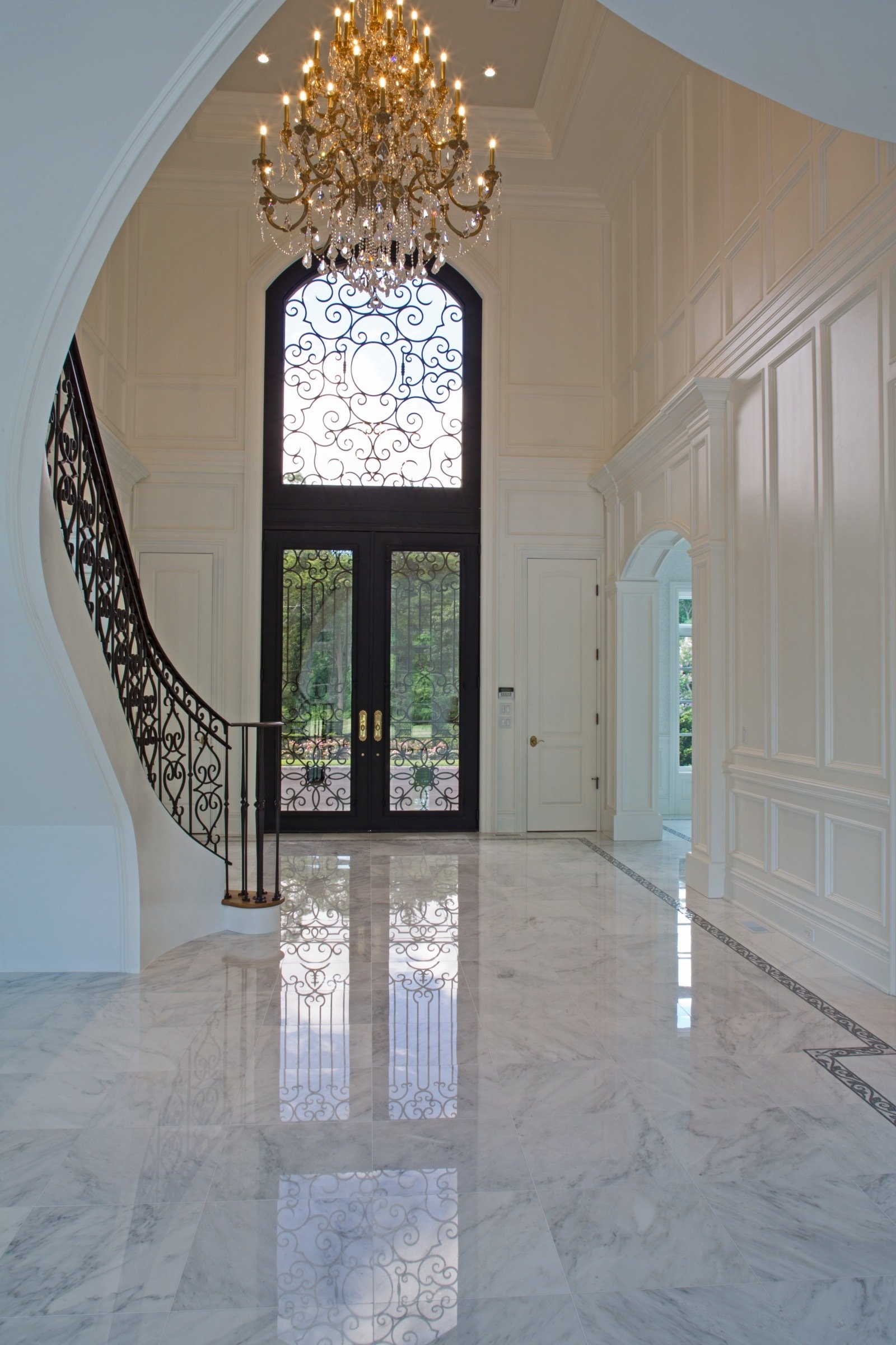 Foyer Installation Woodbury, NY Portico Tile and Bath Fixtures