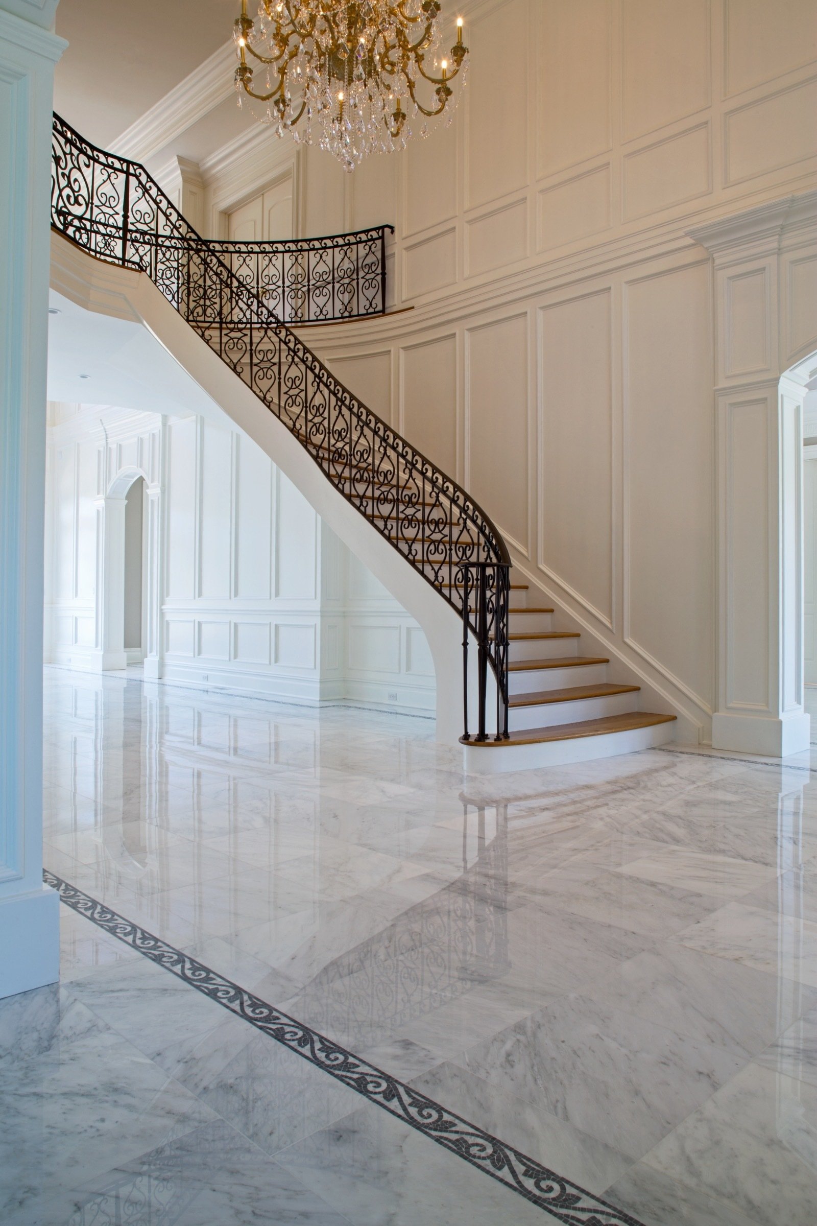 Foyer Installation Woodbury, NY Portico Tile and Bath Fixtures