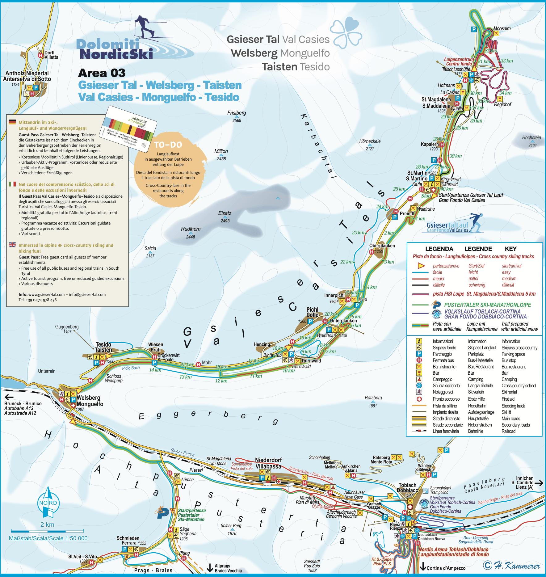 GoXski Information about cross country skiing in Val Casies Dolomiti