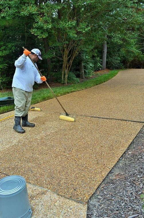 Exposed Aggregate Concrete Power Washing in Richmond, VA Envirowash