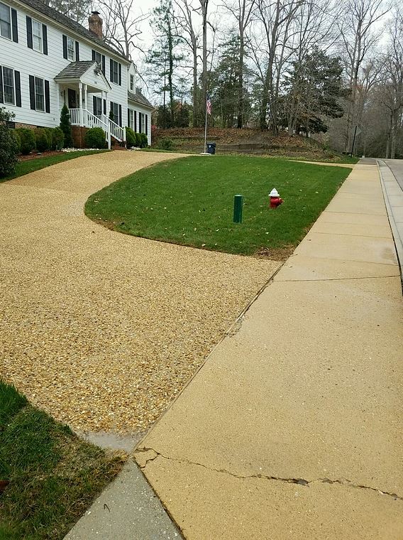 Exposed Aggregate Concrete Power Washing in Richmond, VA Envirowash
