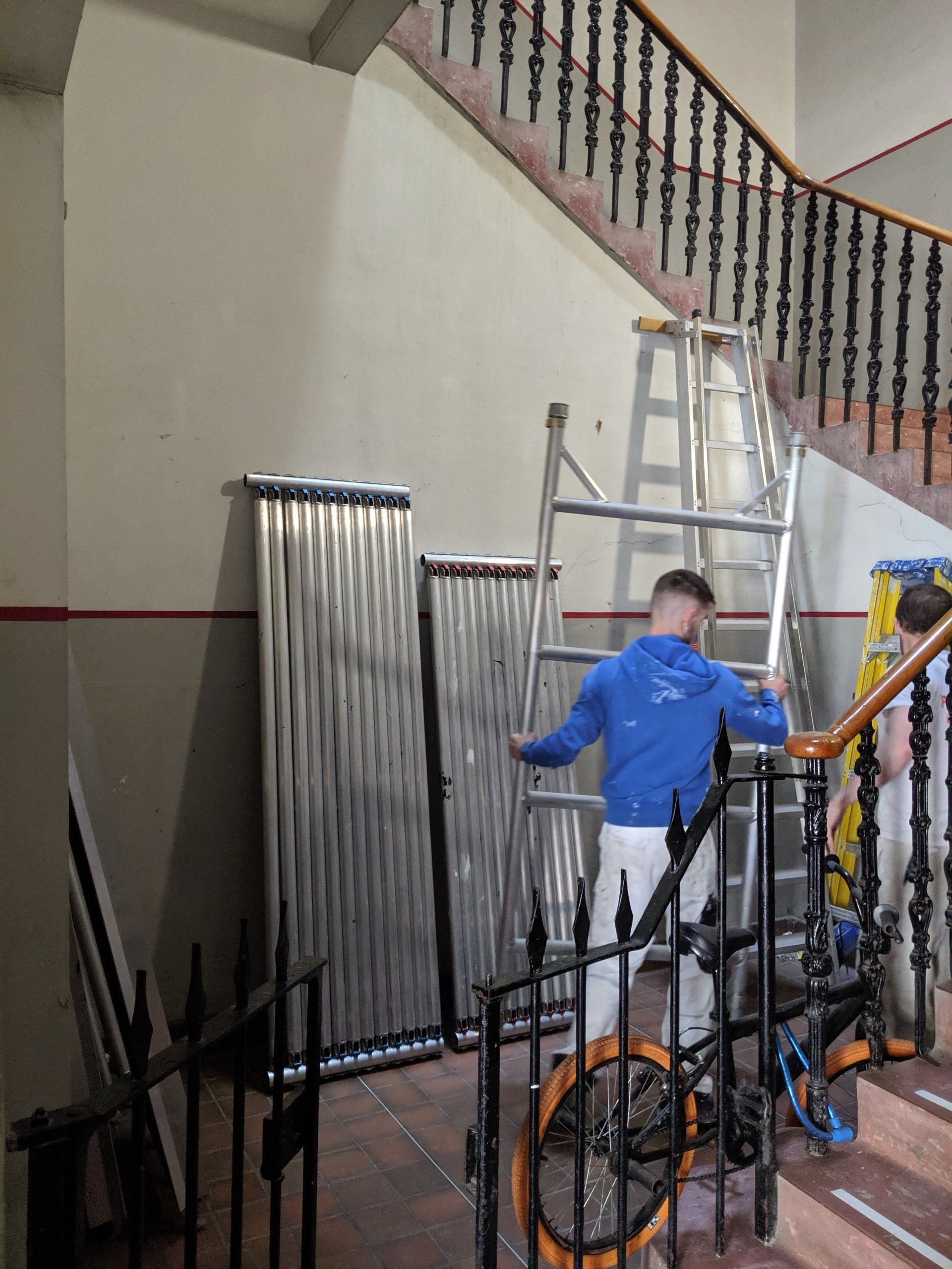 Communal stair painting Pentland Painting and Decorating
