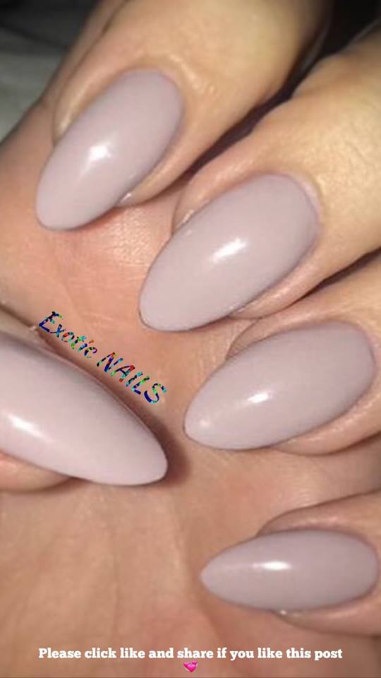 French polish at Exotic Nails