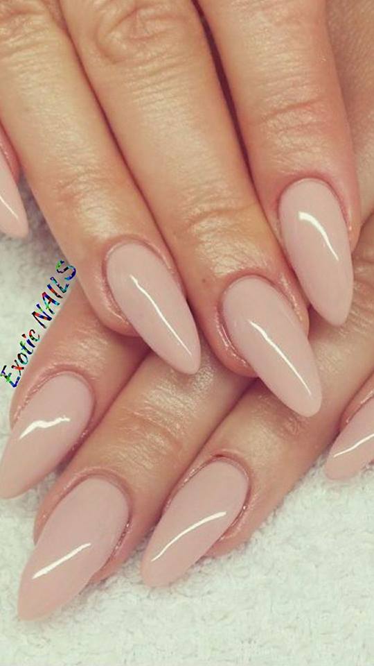 French polish at our salon