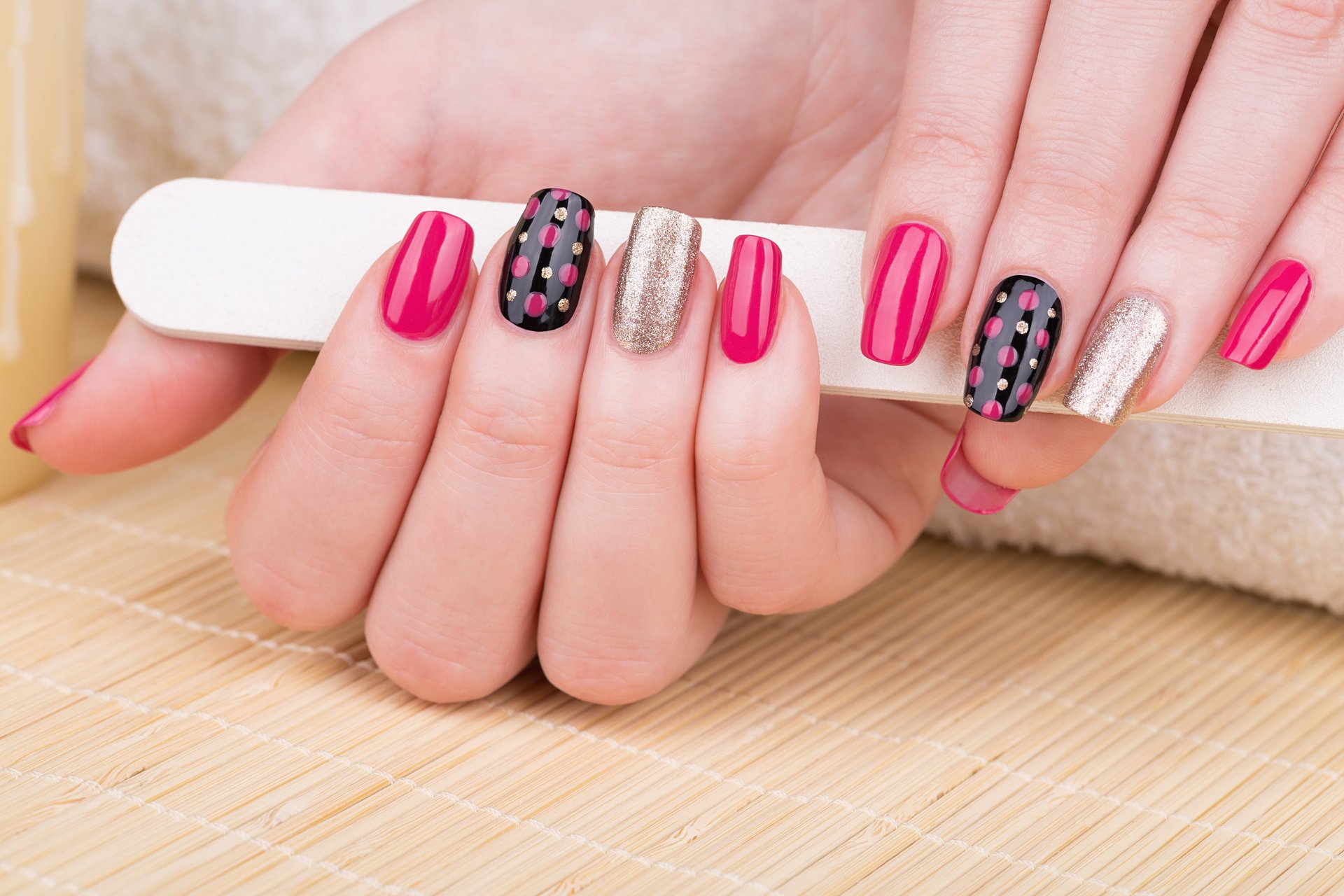 Beautiful nail art work