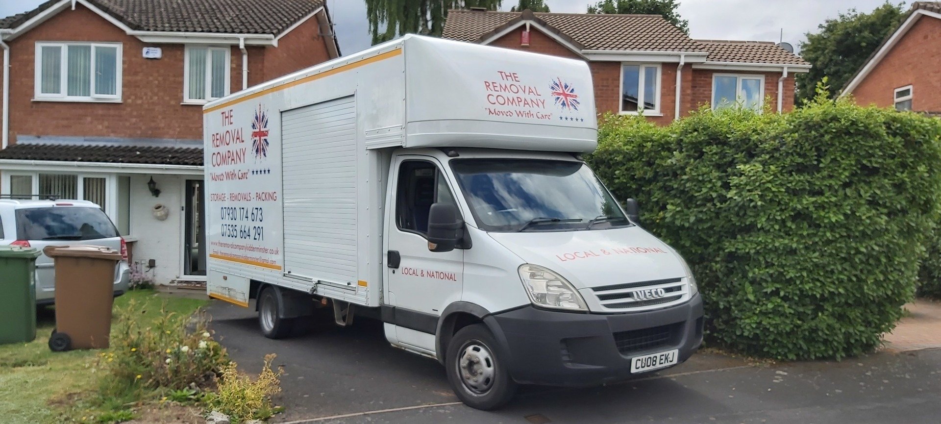 Call us for house removals in Kidderminster