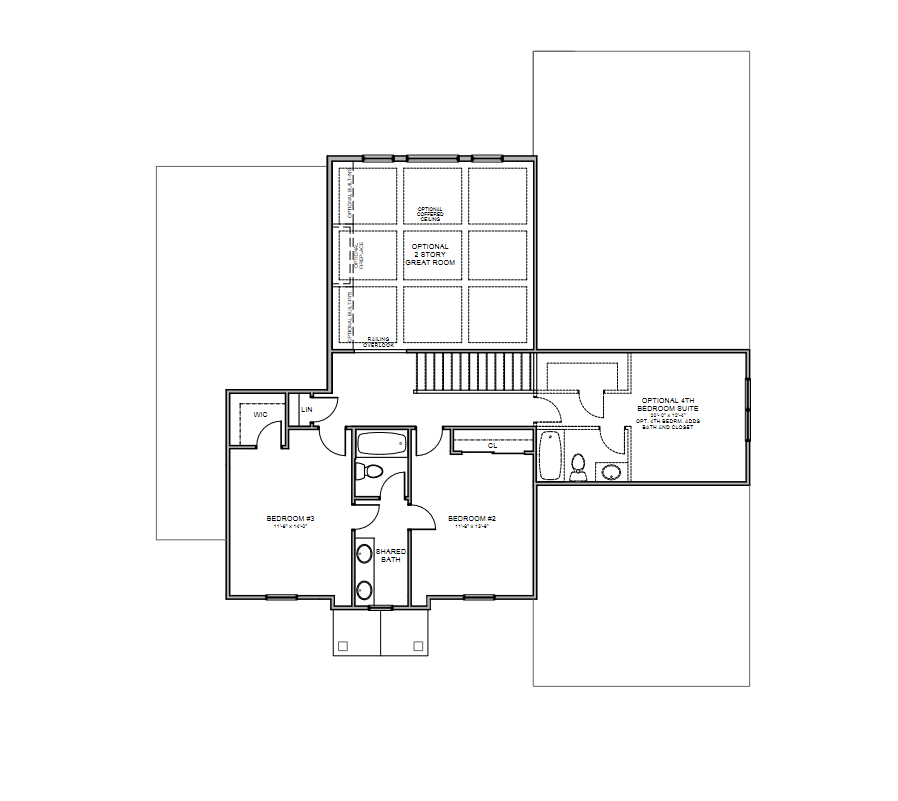 The Harrison Floor Plan Donley Homes Pickerington, OH 43147