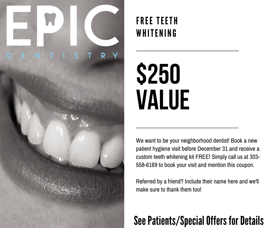 Now Offering FREE Teeth Whitening