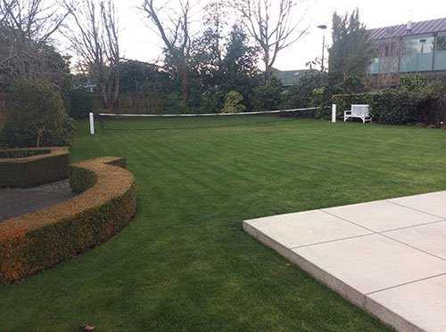 View of garden landscaping work done by expert 
