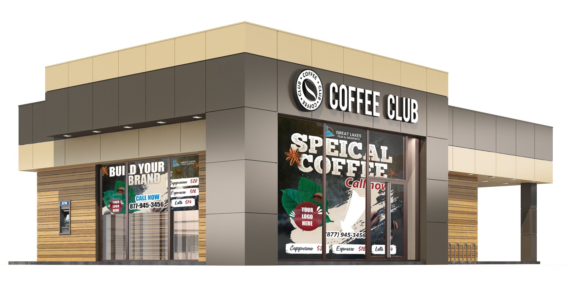 Storefront Wraps | Milwaukee, Madison, Waukesha, Kenosha, & Waukegan