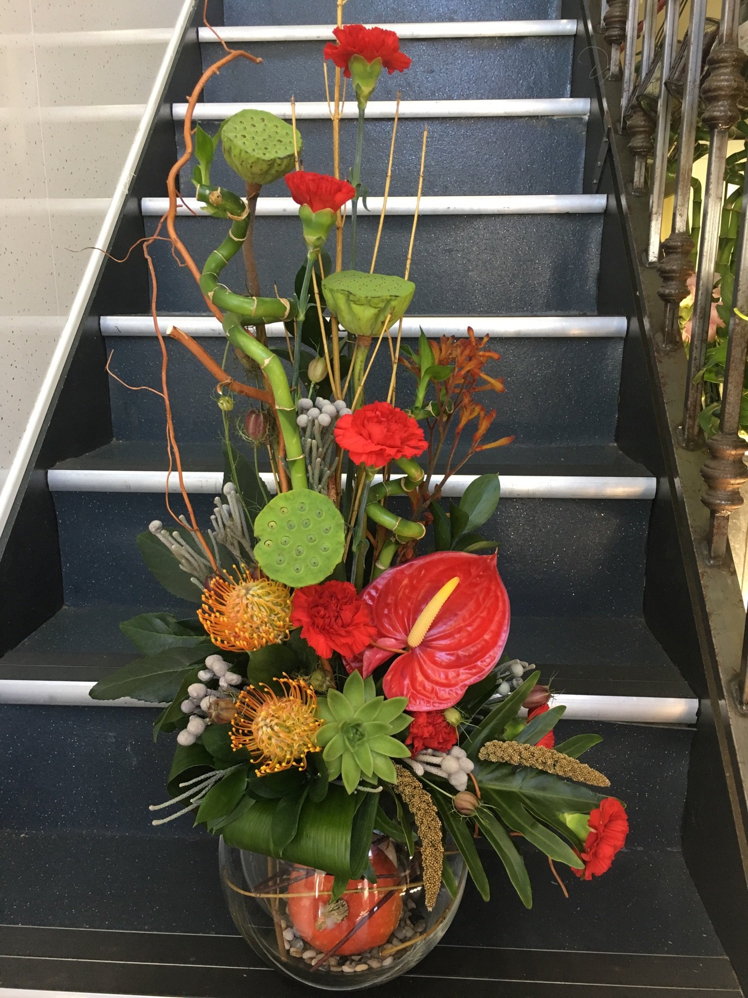 Office floral arrangements Honors Flowers