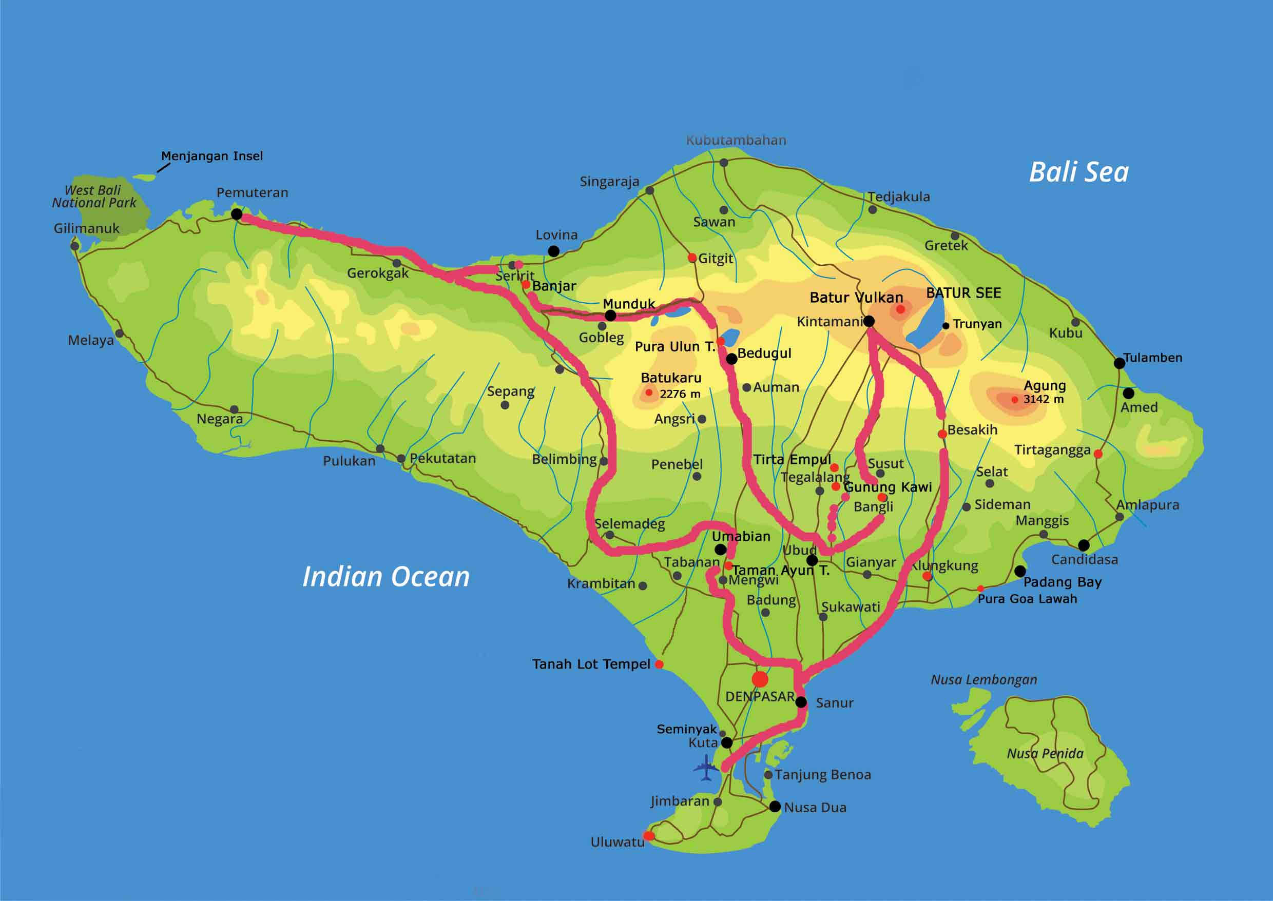 Indonesien Bali Kurzrundreise - MAYA-TRAVELS ASIENTOURS