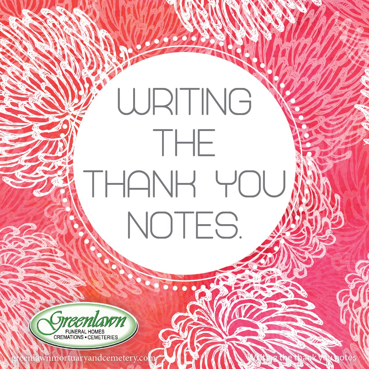 Writing The Thank You Notes