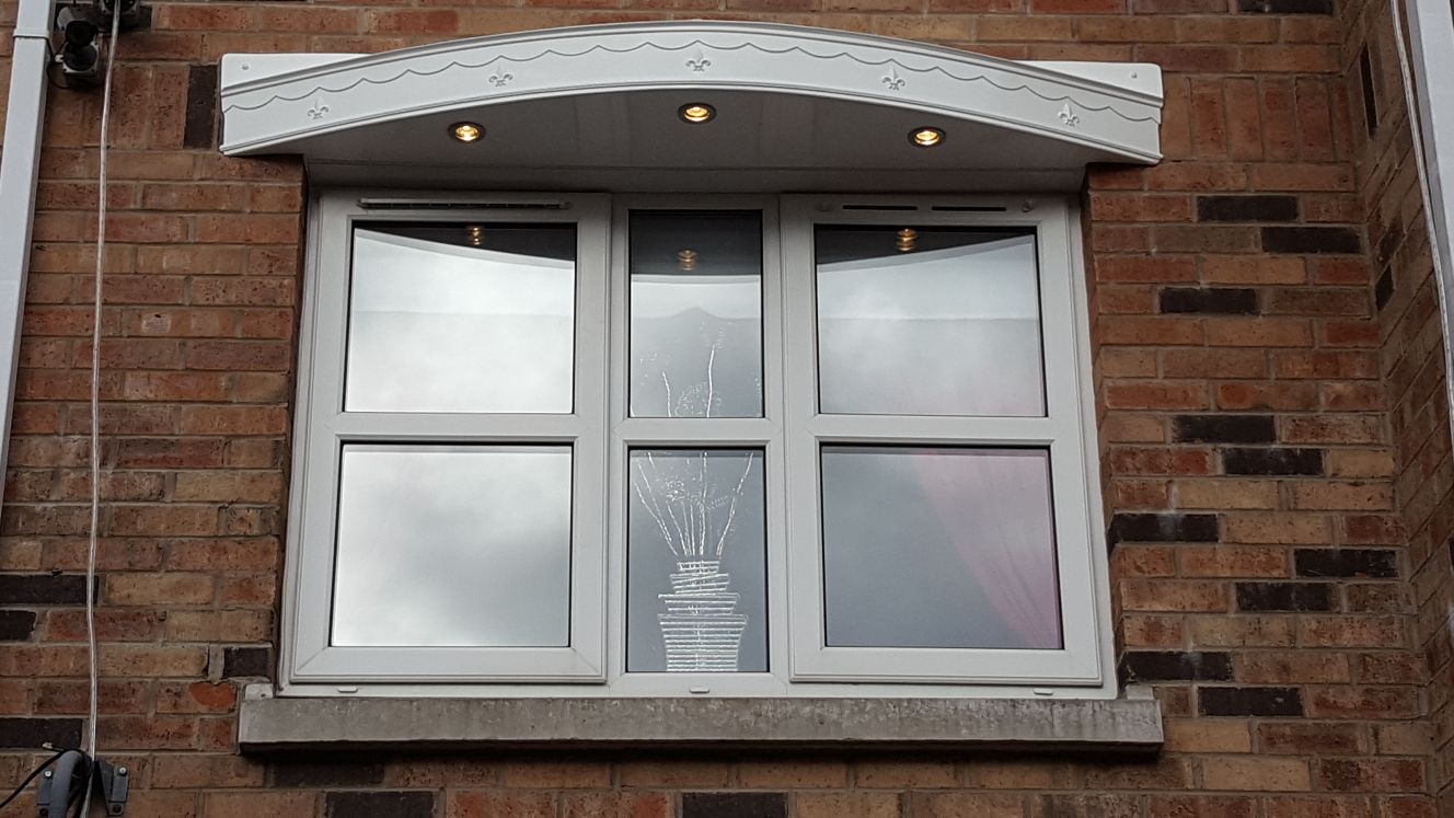Window canopies from Belfast Canopy Company