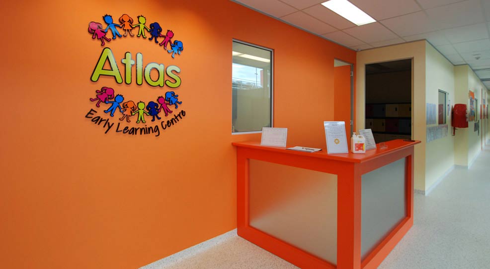 atlas childcare front desk