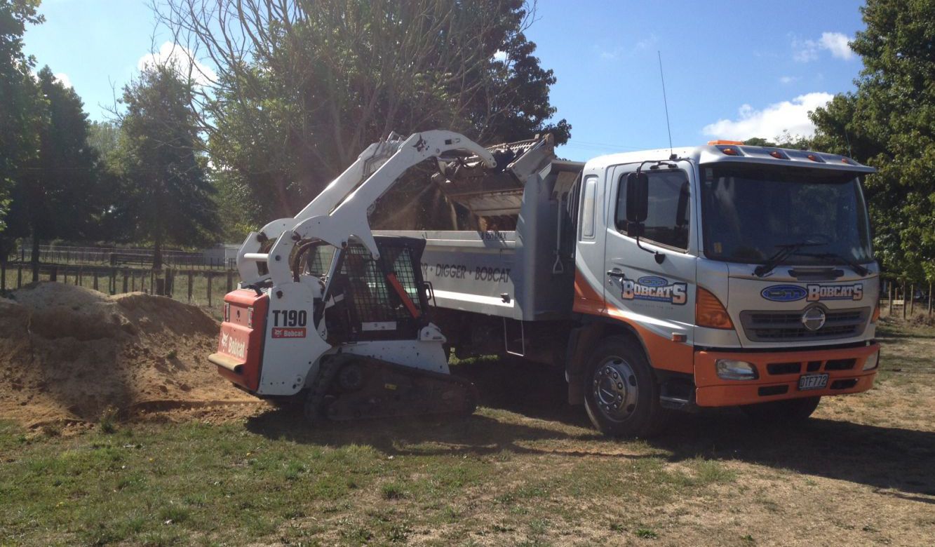 Work being done by excavation contractors in Waikato 