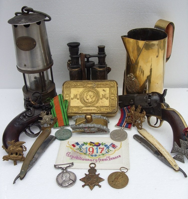 We buy Antique Military Items Militaria Memorabilia Valuations